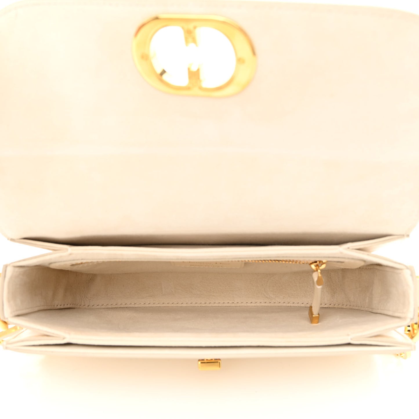 Box Calfskin 30 Montaigne Avenue Bag Dusty Ivory