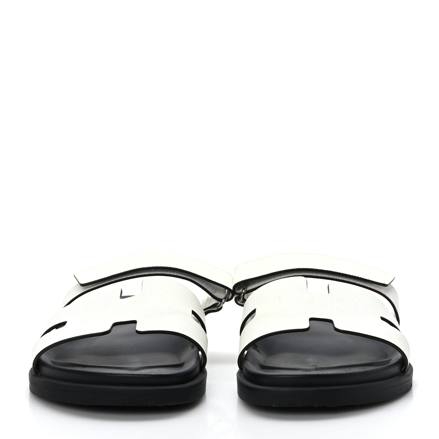 Hermes Epsom Mens Chypre Sandals 43 White 2 of 8
