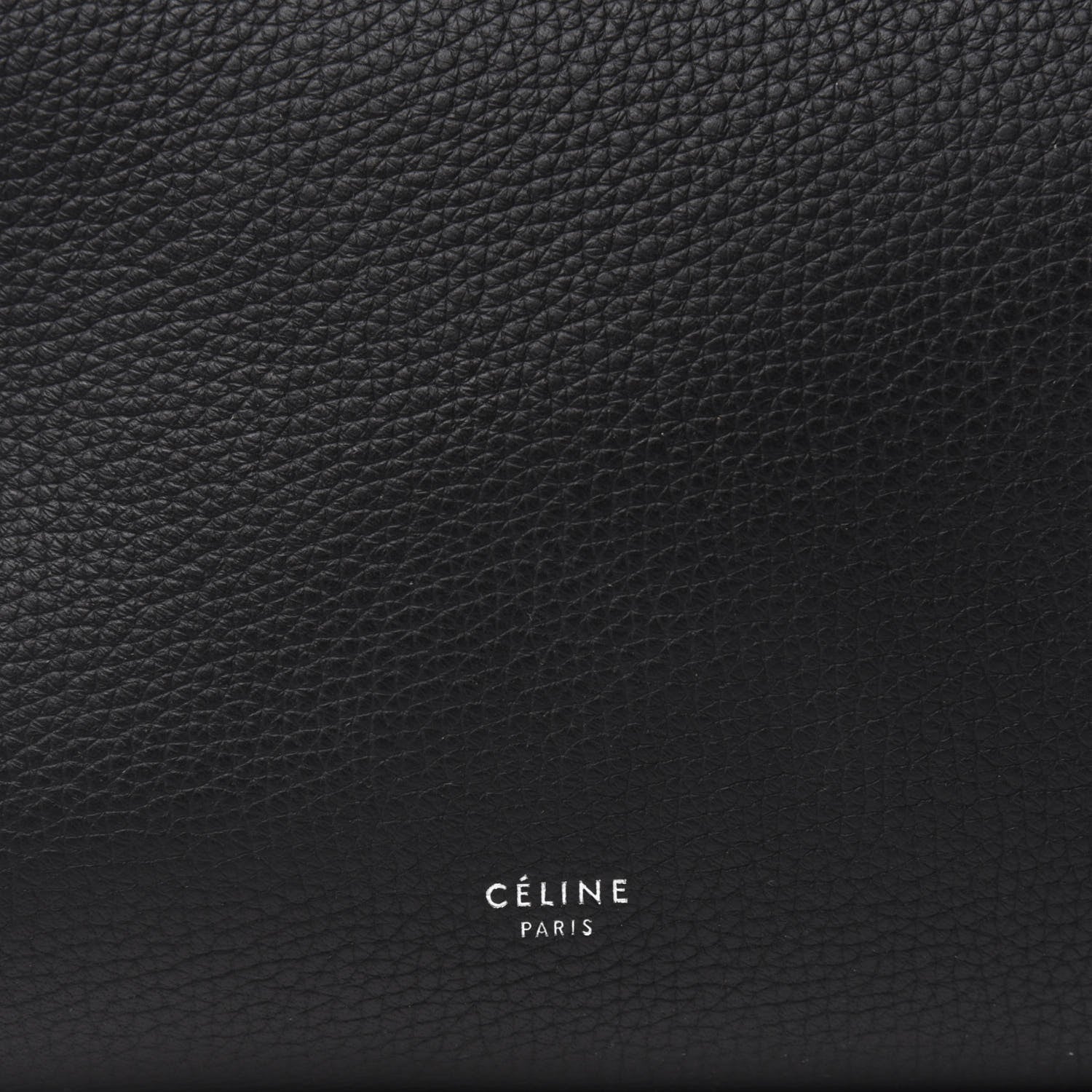 Celine Supple Grained Calfskin Small Long Strap Big Bag Anthracite 9 of 9