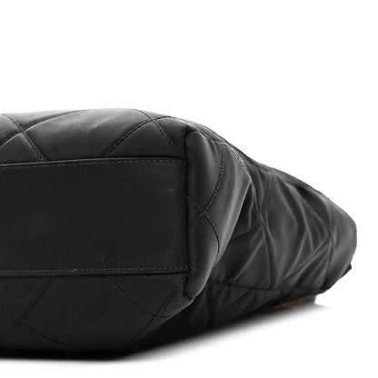 Prada Re-Nylon Impuntu Quilted Re-Edition 1995 Chaine Small Tote Bag Black 9 of 9