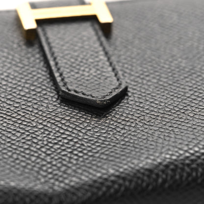 Hermes Epsom Bearn Gusset Wallet Black 11 of 11