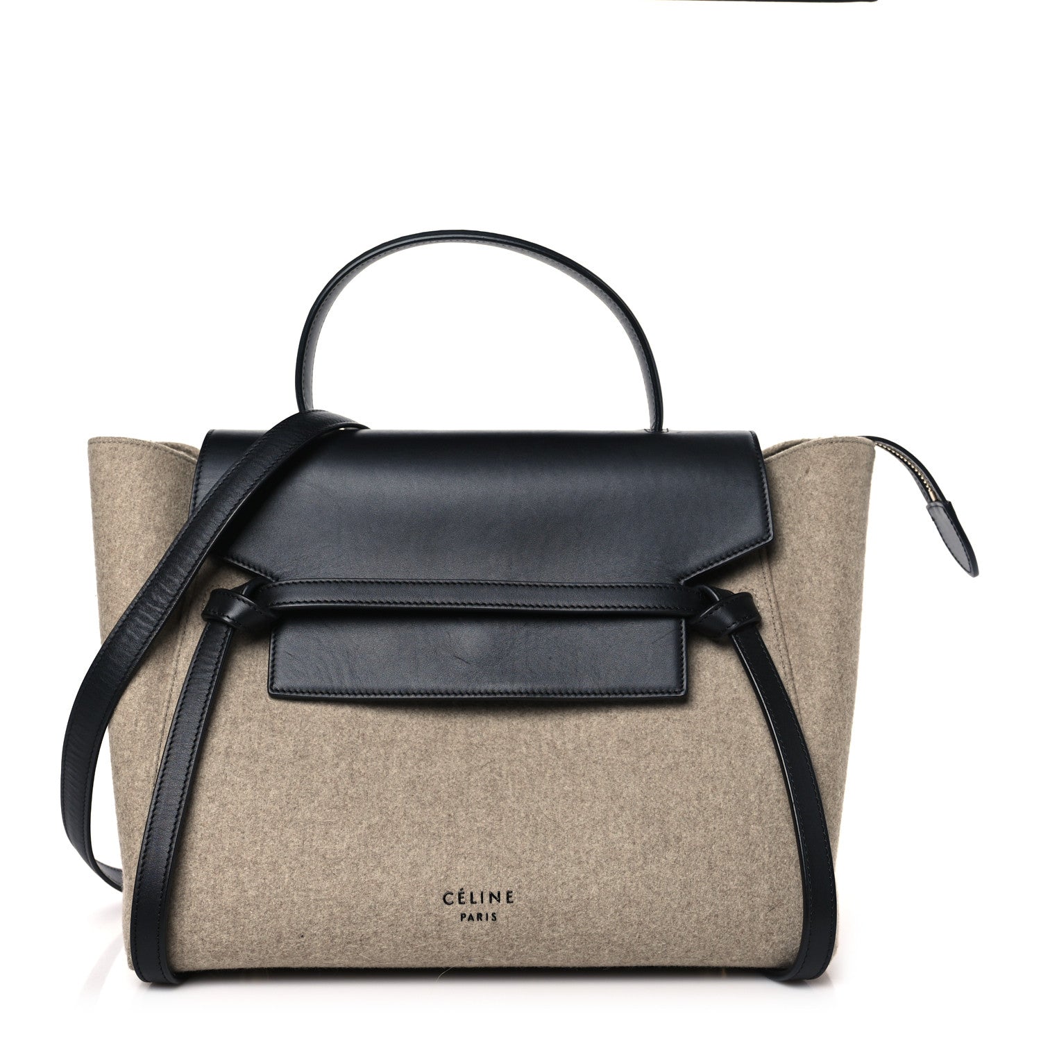 Celine Felt Smooth Calfskin Mini Belt Bag Beige 1 of 9