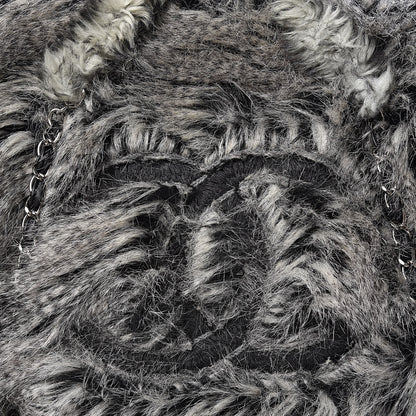 Chanel Arctic Fantasy Fur Large Tote Grey 8 of 11