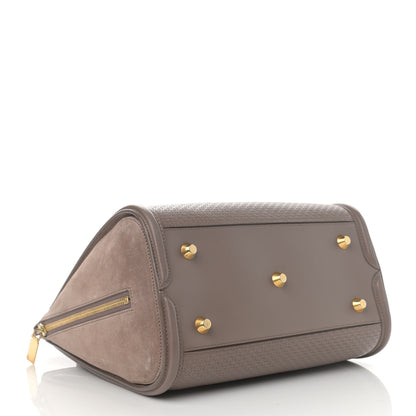 Alexander McQueen Calfskin Embossed Suede Large Heroine Tan 4 of 13