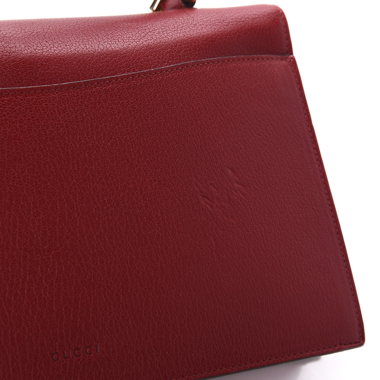 Gucci Calfskin Osiride Future Top Handle Bag Red 11 of 12