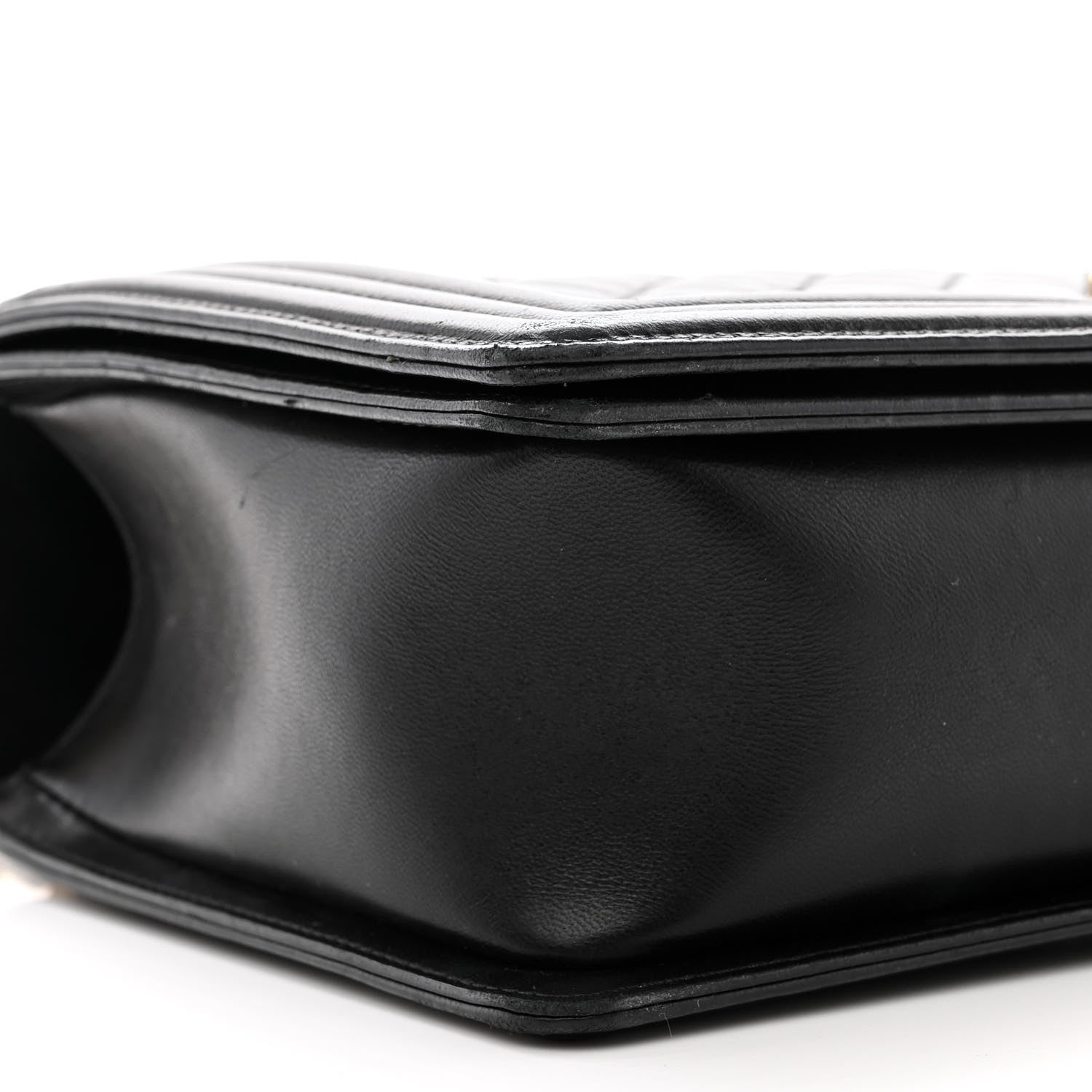 Chanel Lambskin Quilted New Medium Boy Flap Black 9 of 12