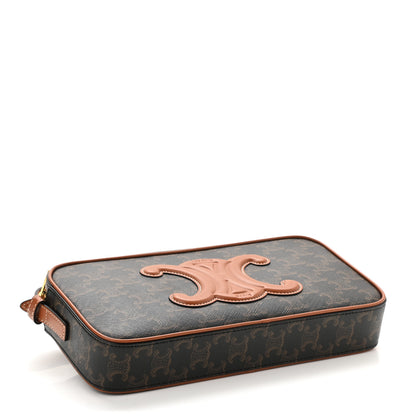 Celine Triomphe Canvas Small Camera Shoulder Bag Tan 4 of 10