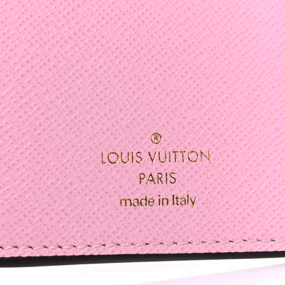 Louis Vuitton Monogram 2021 Christmas Animation Japanese Garden Victorine Wallet Wisteria Pink 7 of 7