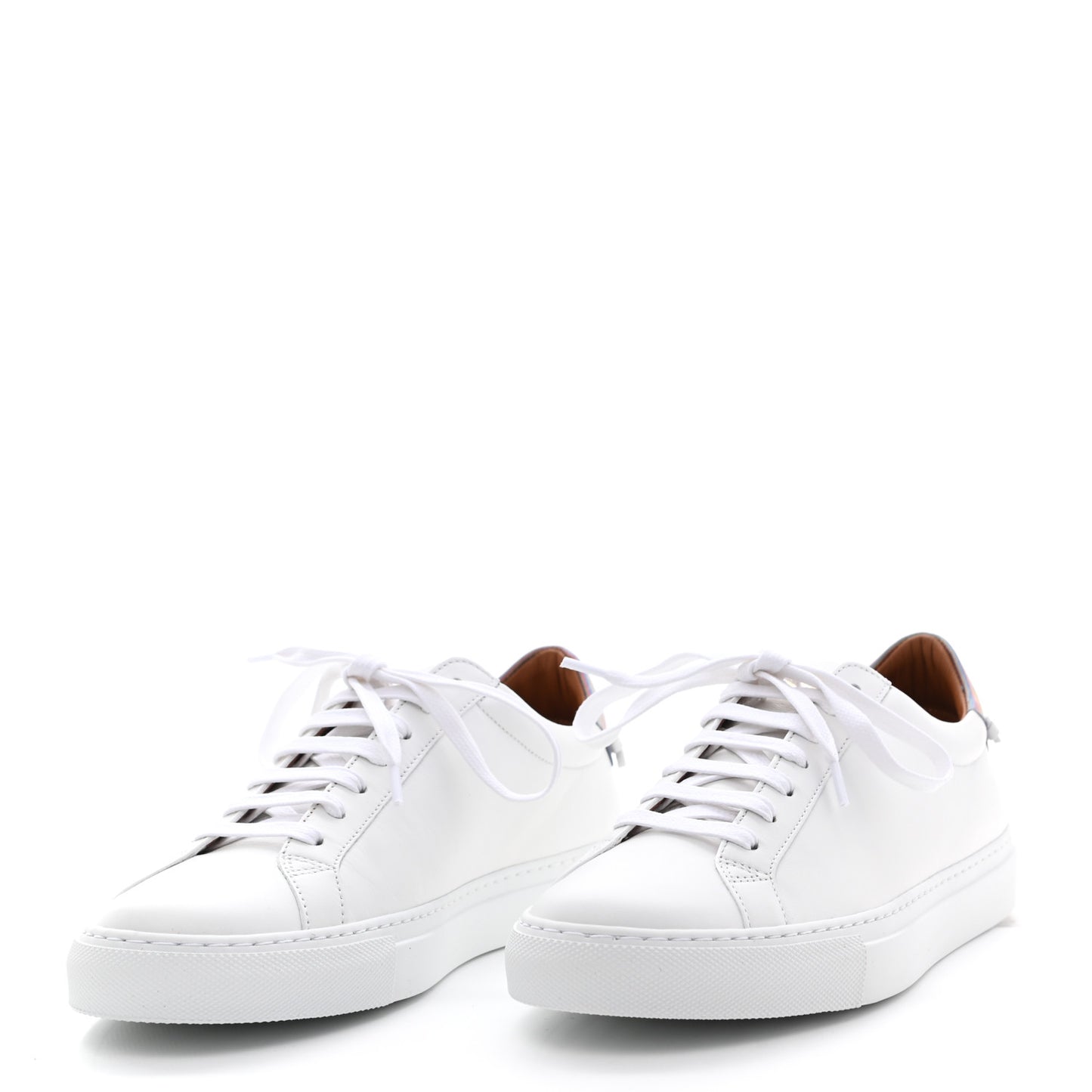 Calfskin Urban Street Sneakers 39 White Multicolor
