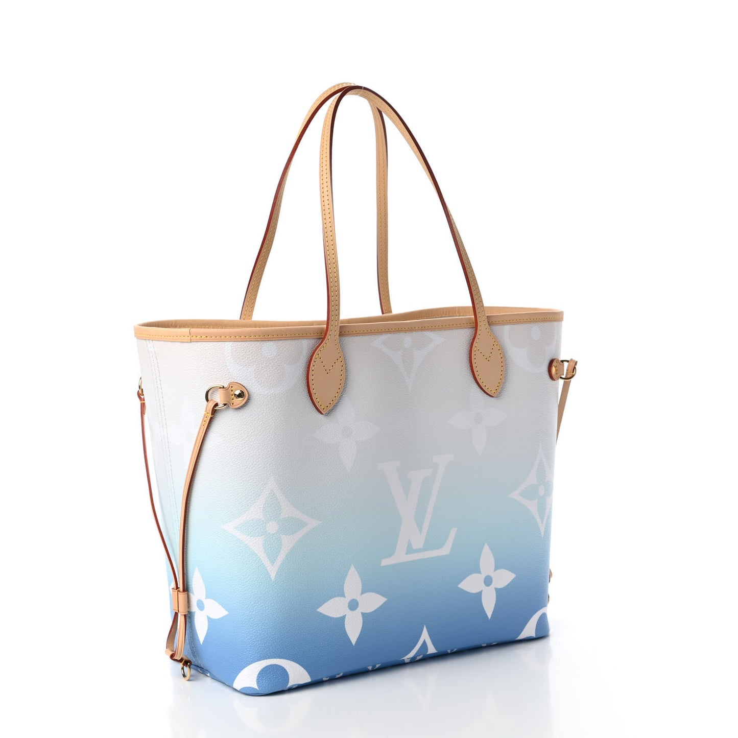 Monogram Giant By The Pool Neverfull MM Blue