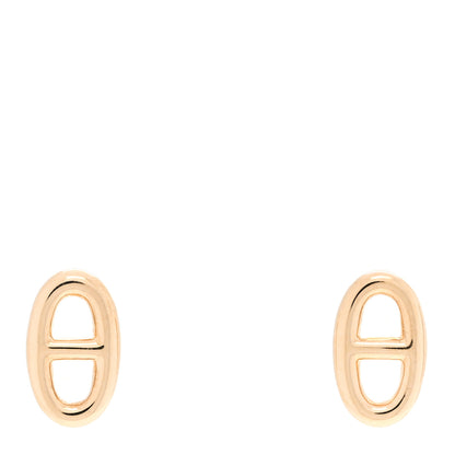 Hermes 18K Yellow Gold TPM Farandole Stud Earrings 1 of 5