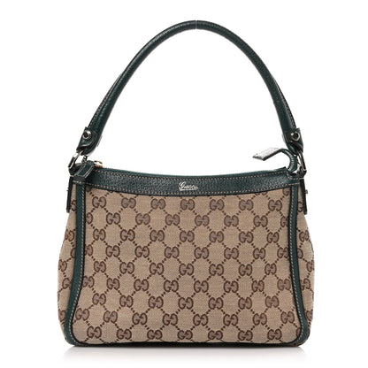 Gucci Monogram Abbey Shoulder Bag Green 1 of 9
