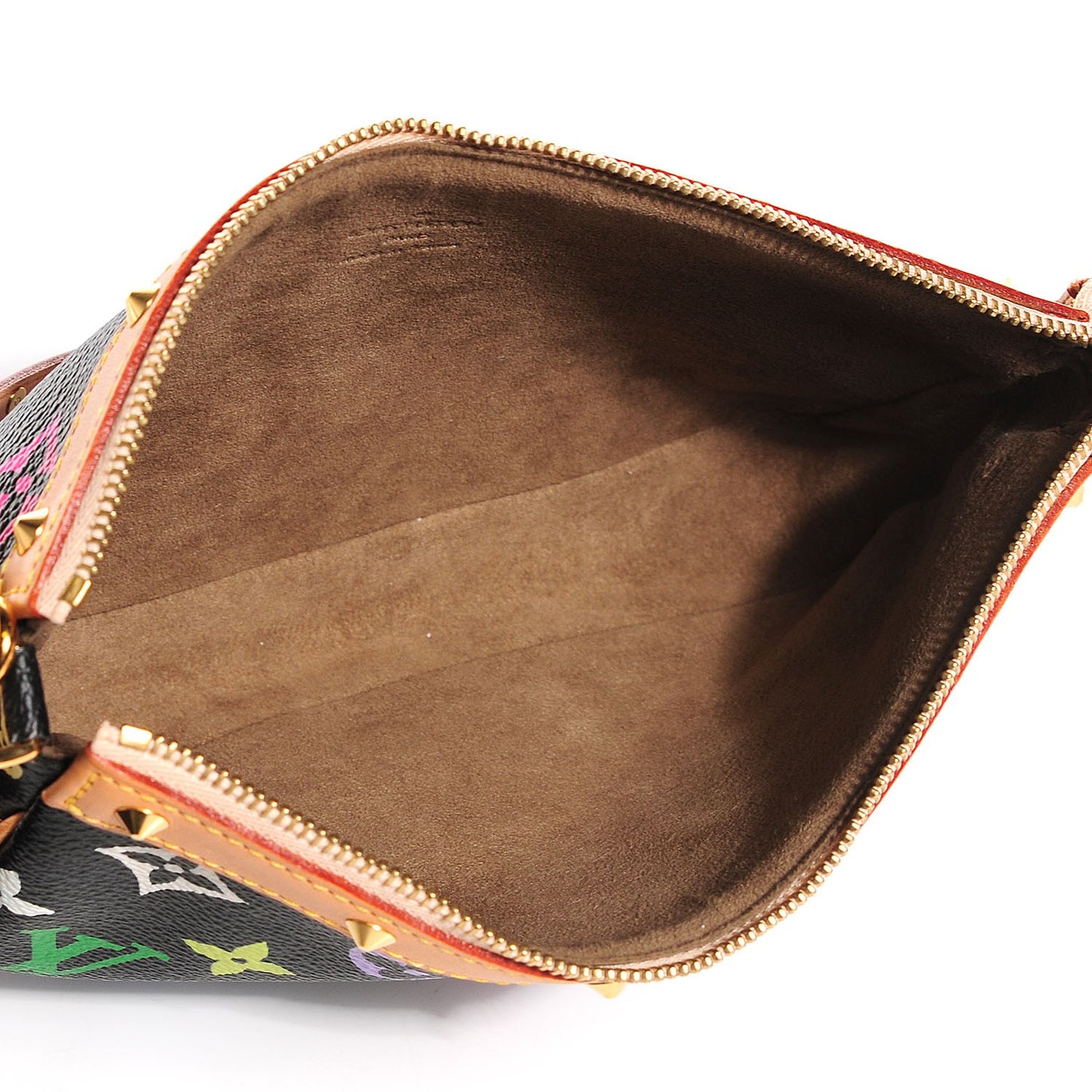 Monogram Multicolor Pochette Accessories Black