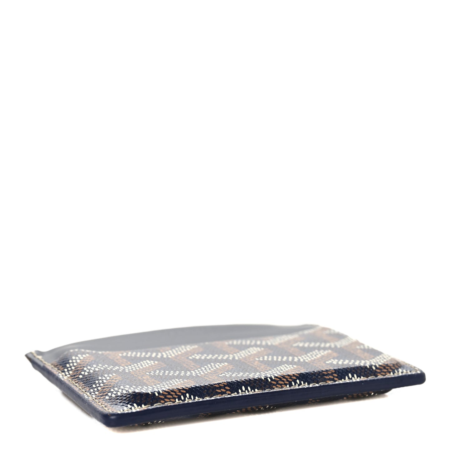 Goyardine Saint Sulpice Card Holder Navy