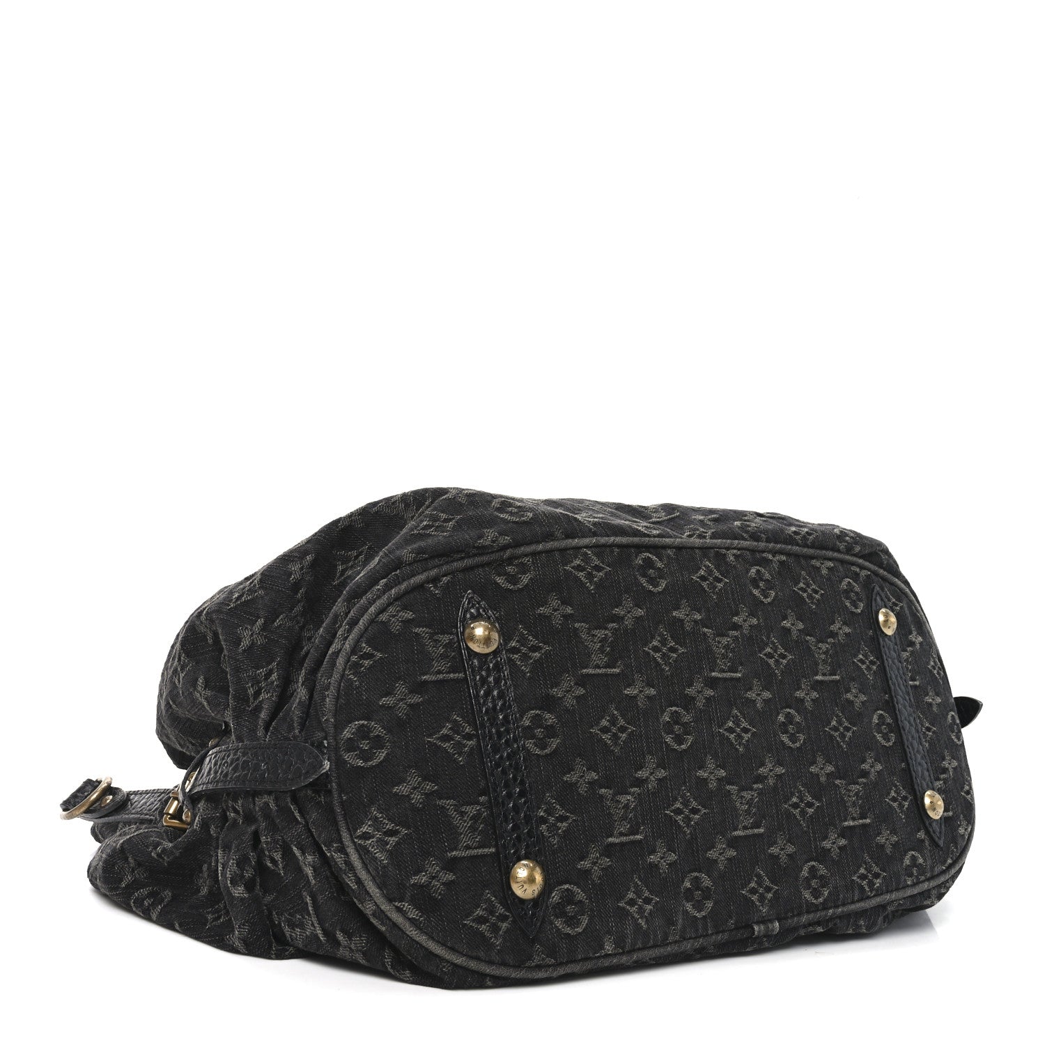 Louis Vuitton Denim Mahina XL Black 4 of 10