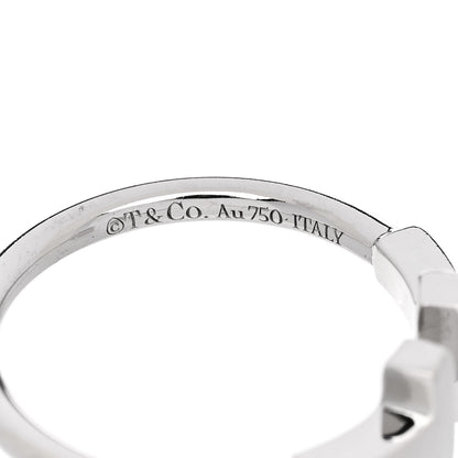 Tiffany 18K White Gold T Wire Ring 49 4.75 4 of 5