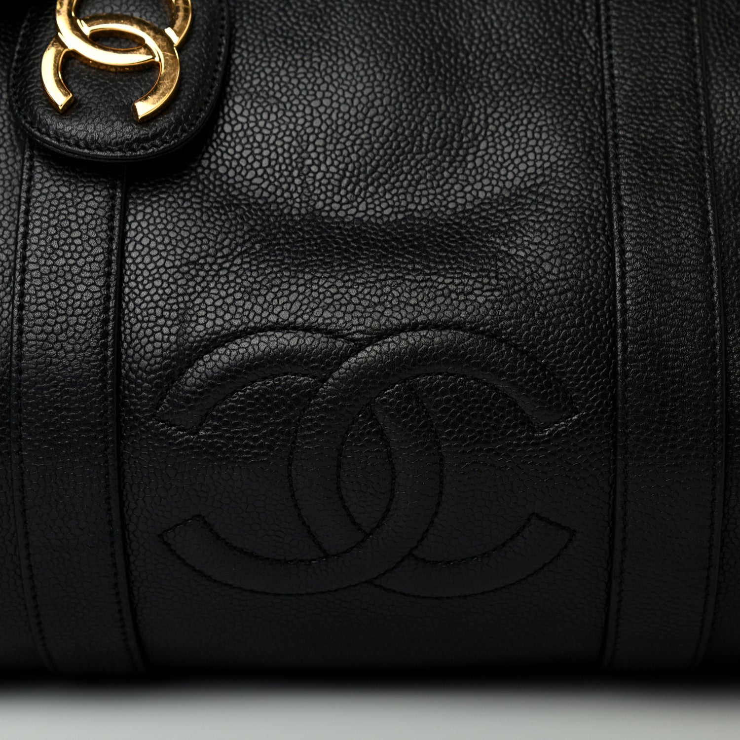 Chanel Caviar Timeless CC Duffel Bag Black 6 of 12