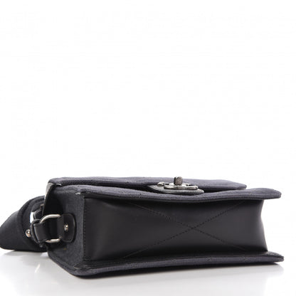 Chanel Fabric Quilted Small Flap Bag Dark Grey 4 of 11