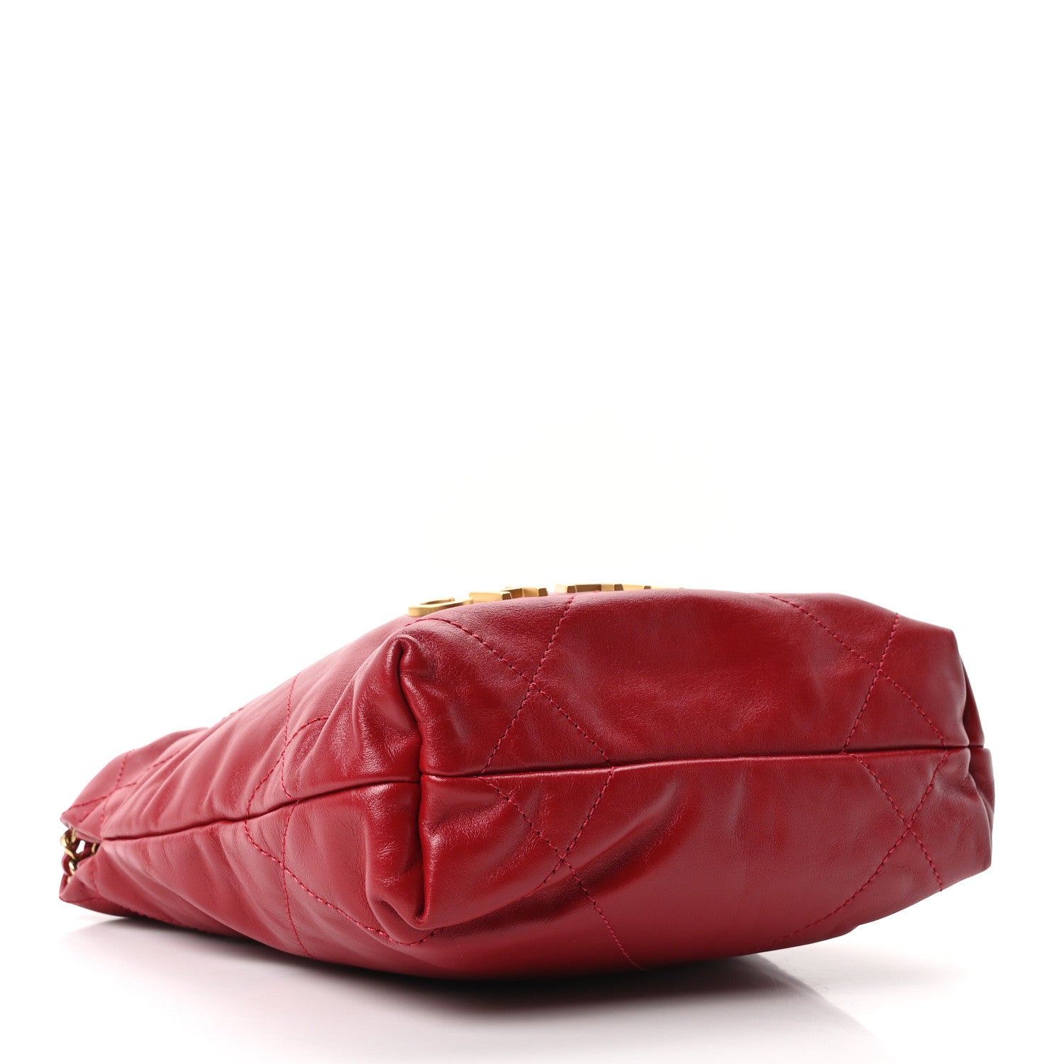 Chanel Shiny Calfskin Quilted Mini Chanel 22 Red 4 of 10