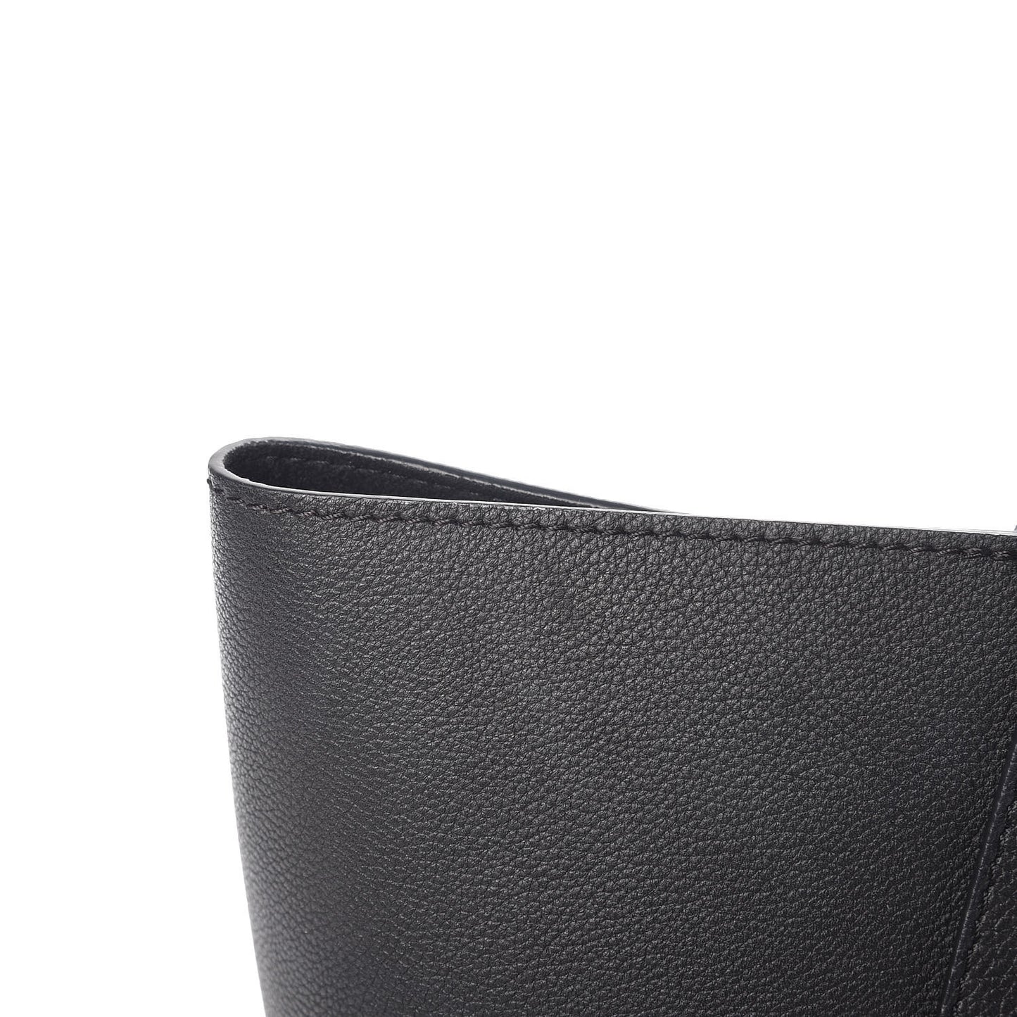 Calfskin Lockme Cabas Black