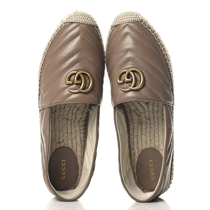Gucci Nappa Matelasse GG Marmont Espadrilles 40 Porcelain Rose 2 of 9