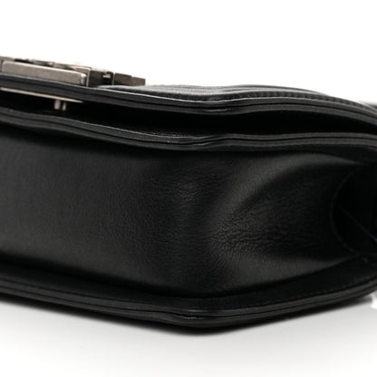 Chanel Galuchat Stingray Mini Boy Flap Black Silver 9 of 12