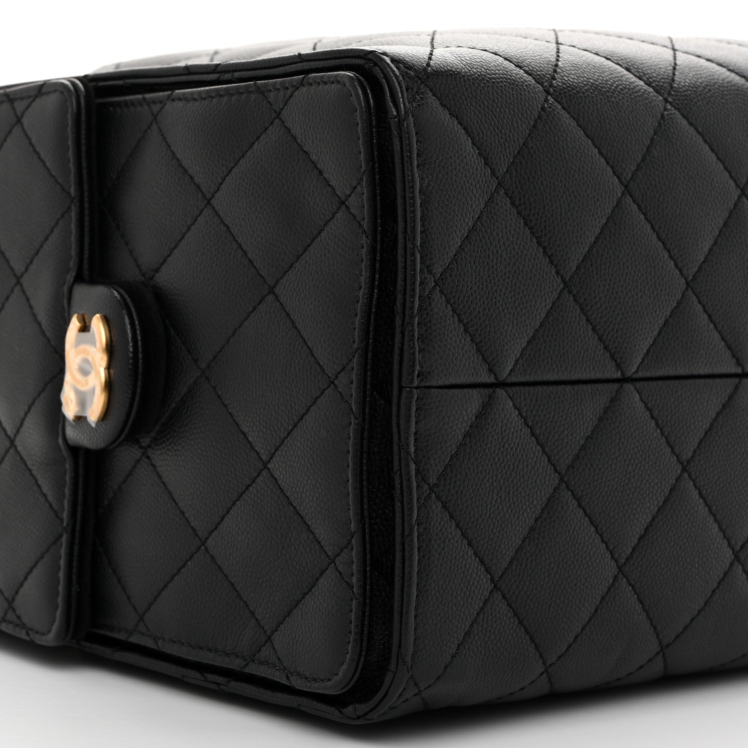 Chanel Caviar Quilted Medium Chanel 25 Handbag Black 14 of 16