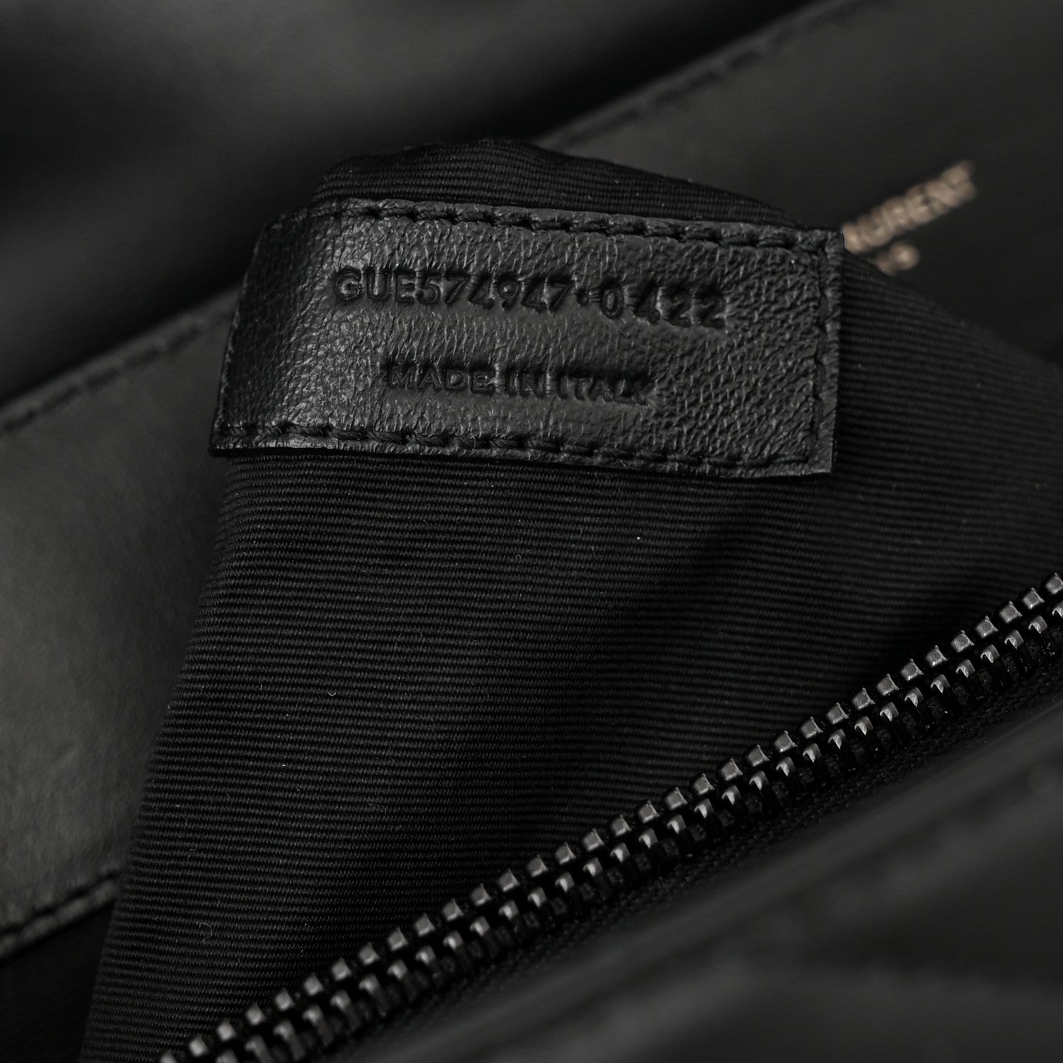Saint Laurent Calfskin Y Quilted Monogram Monochrome Large Loulou Chain Satchel Black 8 of 11