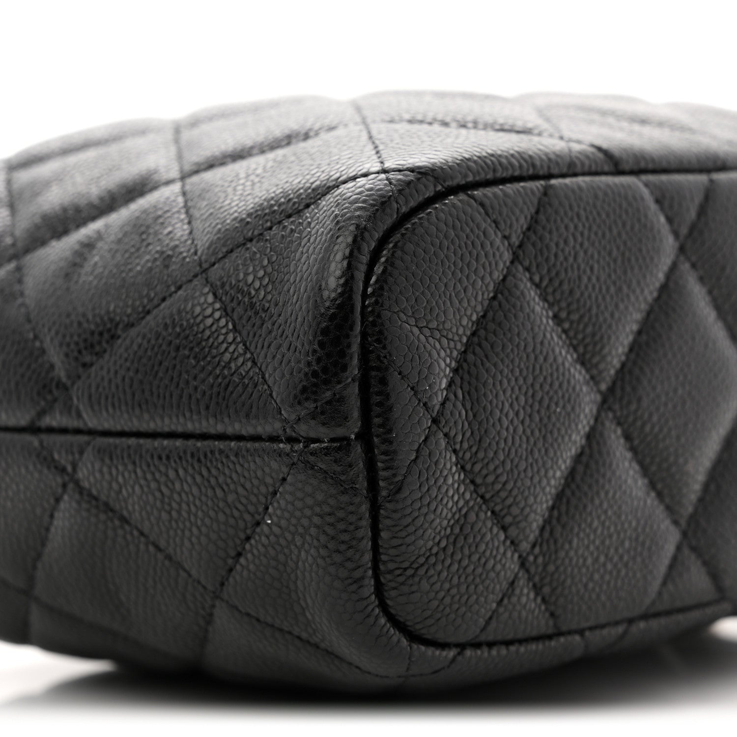 Chanel Caviar Quilted Hobo Clutch With Chain  Black 9 of 11
