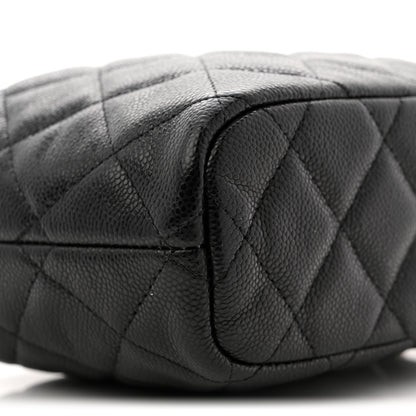Chanel Caviar Quilted Hobo Clutch With Chain  Black 9 of 11