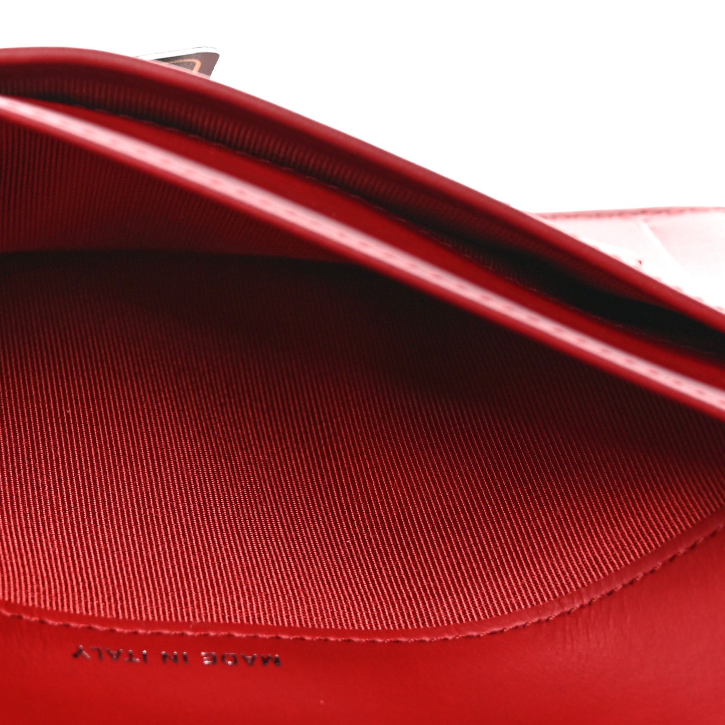 Caviar Quilted Large Flap Wallet Red