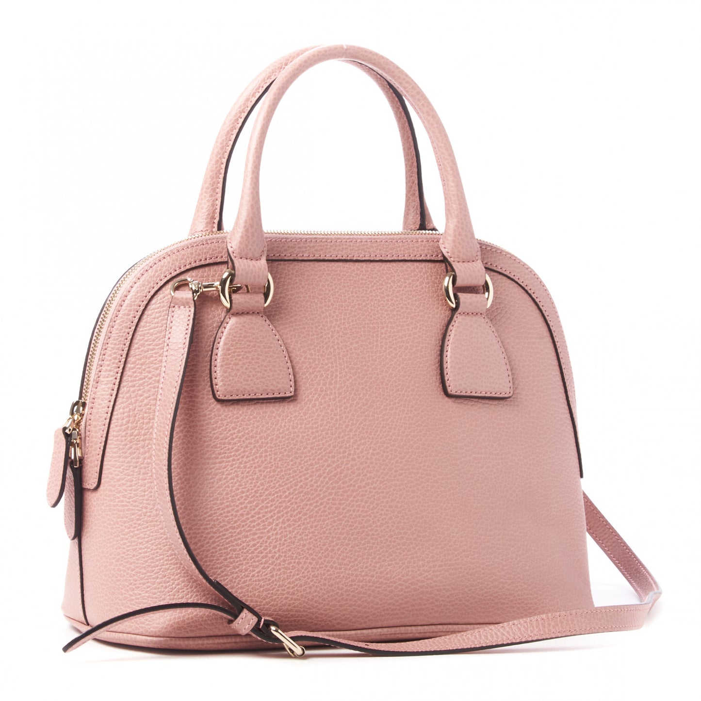 Calfskin Medium Dome Bag Pink
