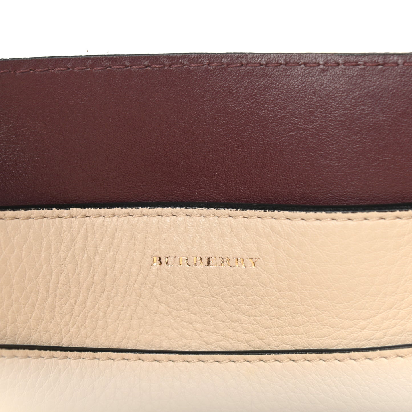 Marais Calfskin Medium Belt Bag Limestone Deep Claret