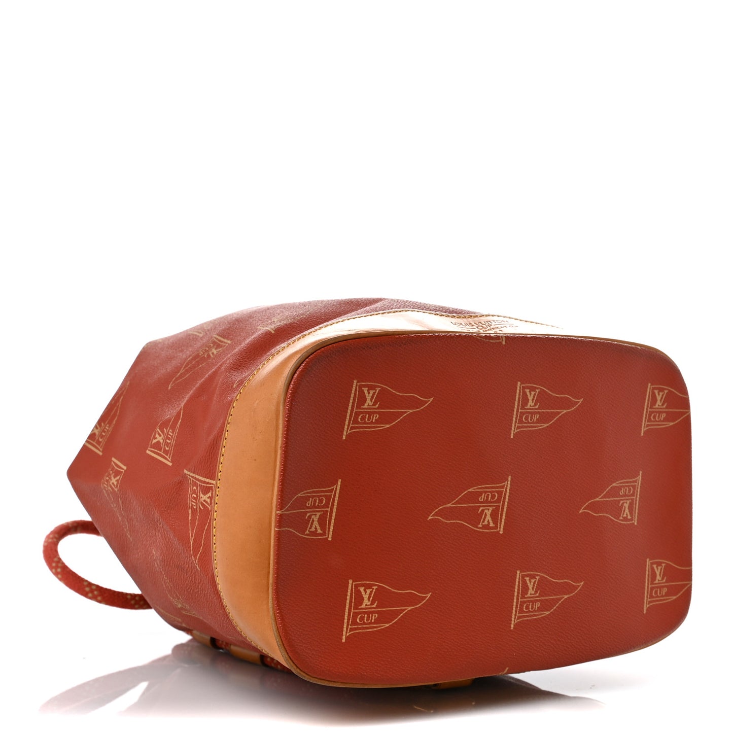 Canvas Americas Cup 1995 Saint Tropez Drawstring Bag Red