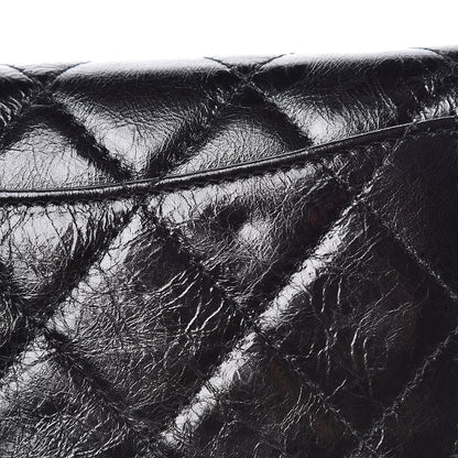 Chanel Glazed Calfskin Quilted Reissue Long Flap Wallet So Black 10 of 10