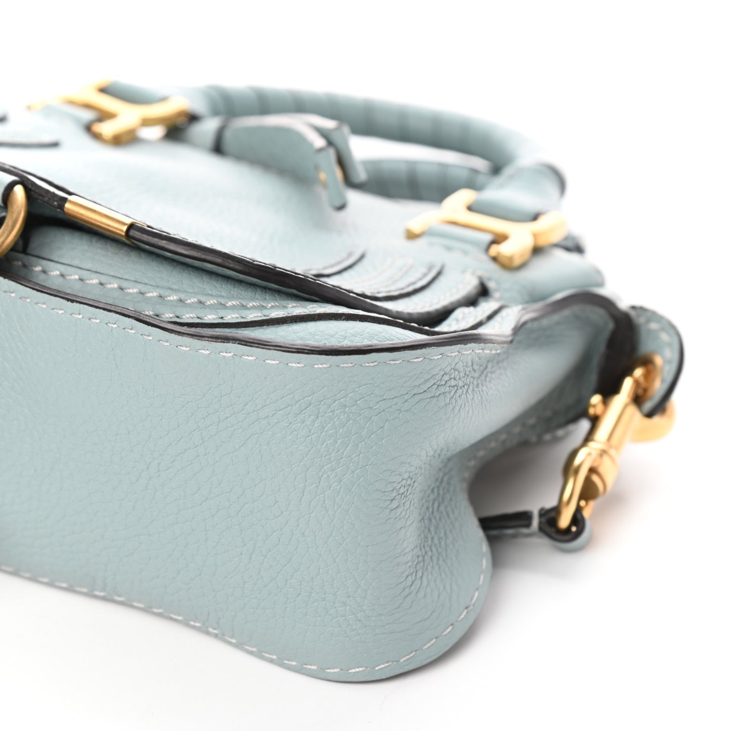 Calfskin Mini Marcie Satchel Fresh Mint