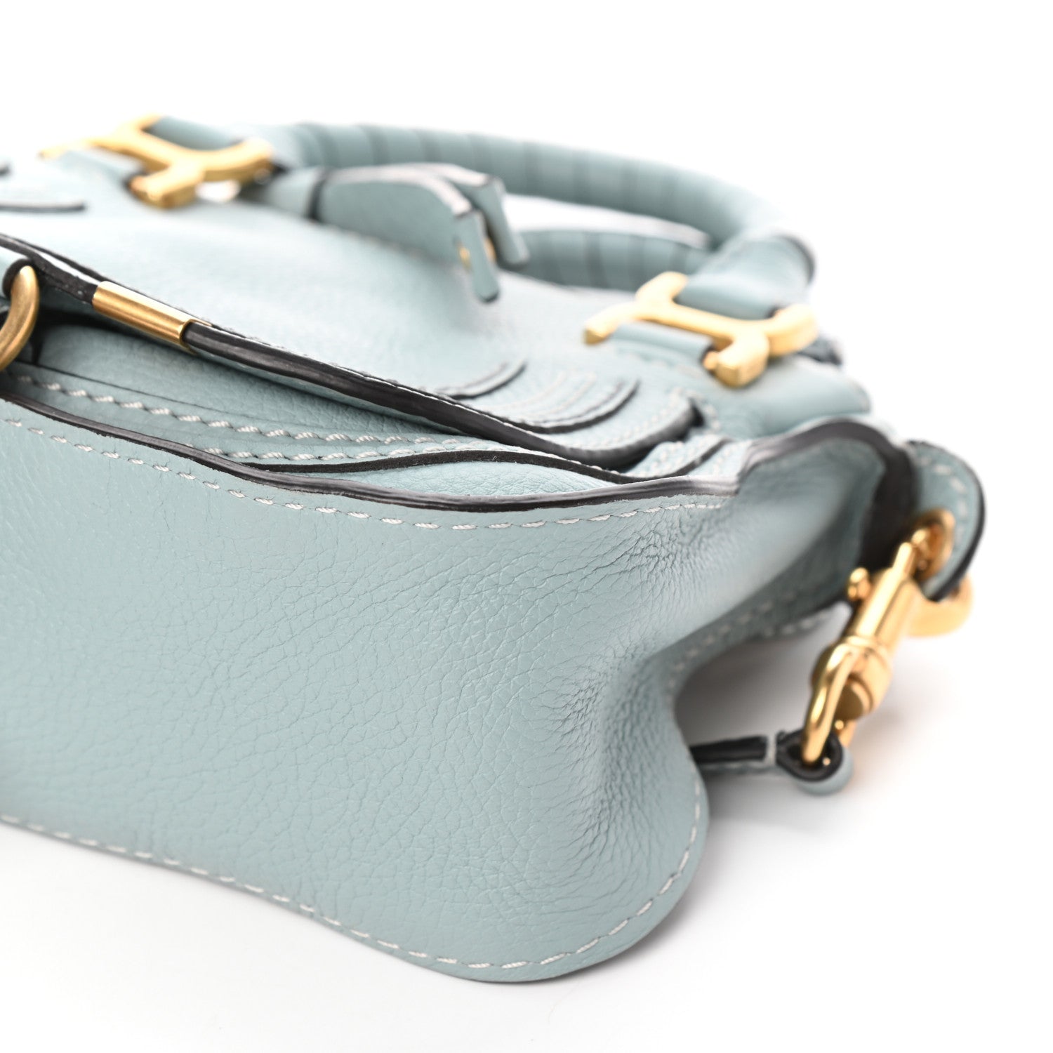 Chloe Calfskin Mini Marcie Satchel Fresh Mint 9 of 9