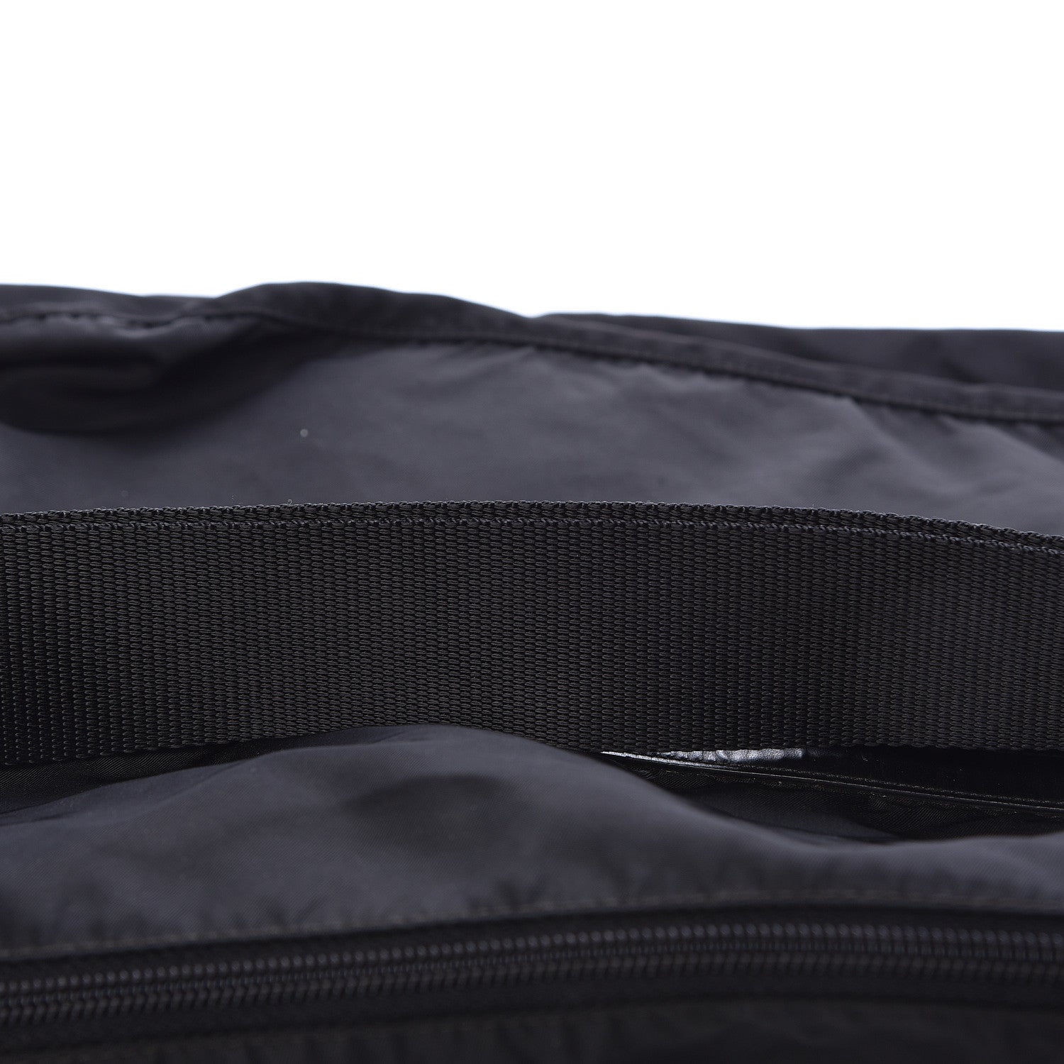 Prada Nylon Vela Messenger Bag Black 10 of 21