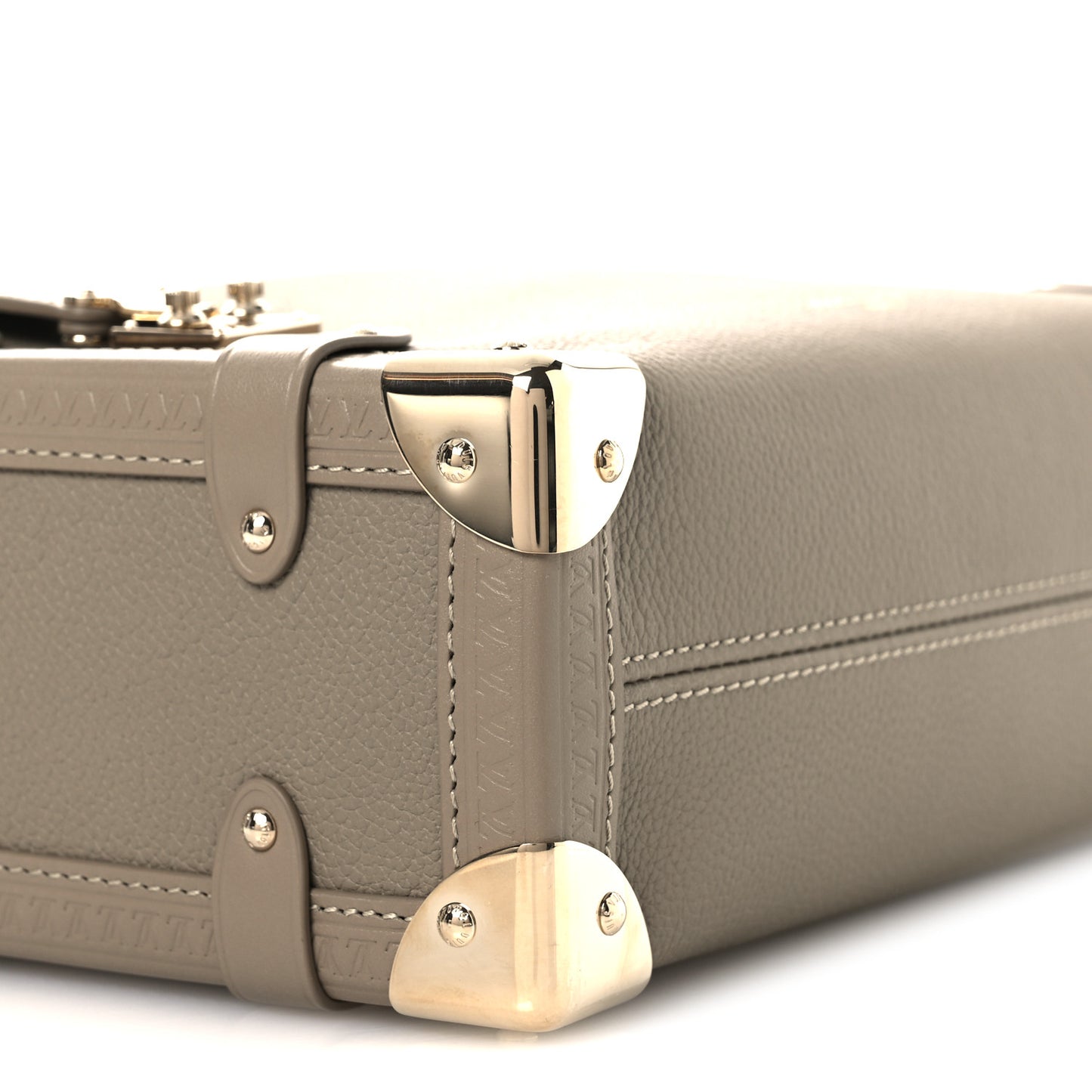 Calfskin Side Trunk MM Taupe