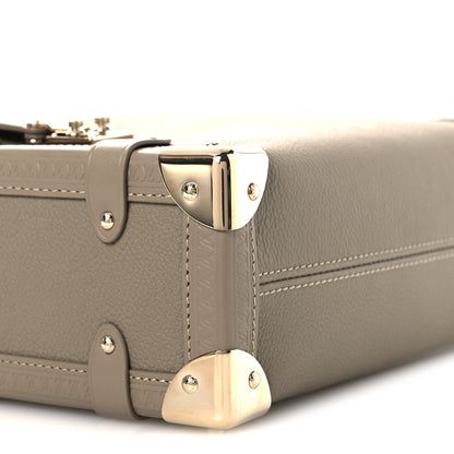 Louis Vuitton Calfskin Side Trunk MM Taupe 8 of 10