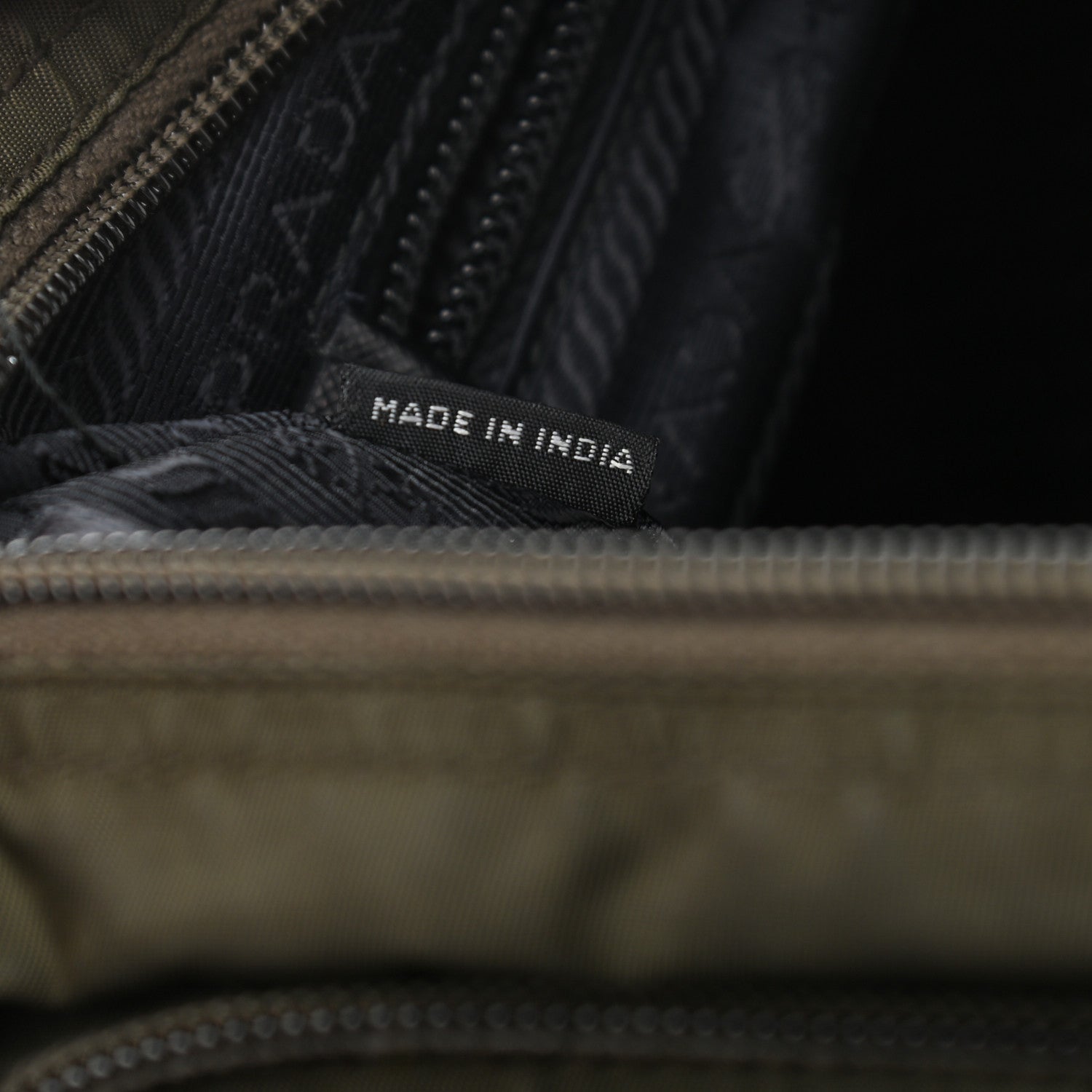 Prada Tessuto Nylon Saffiano Messenger Bag Mimetico 6 of 13