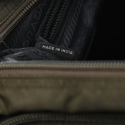 Prada Tessuto Nylon Saffiano Messenger Bag Mimetico 6 of 13