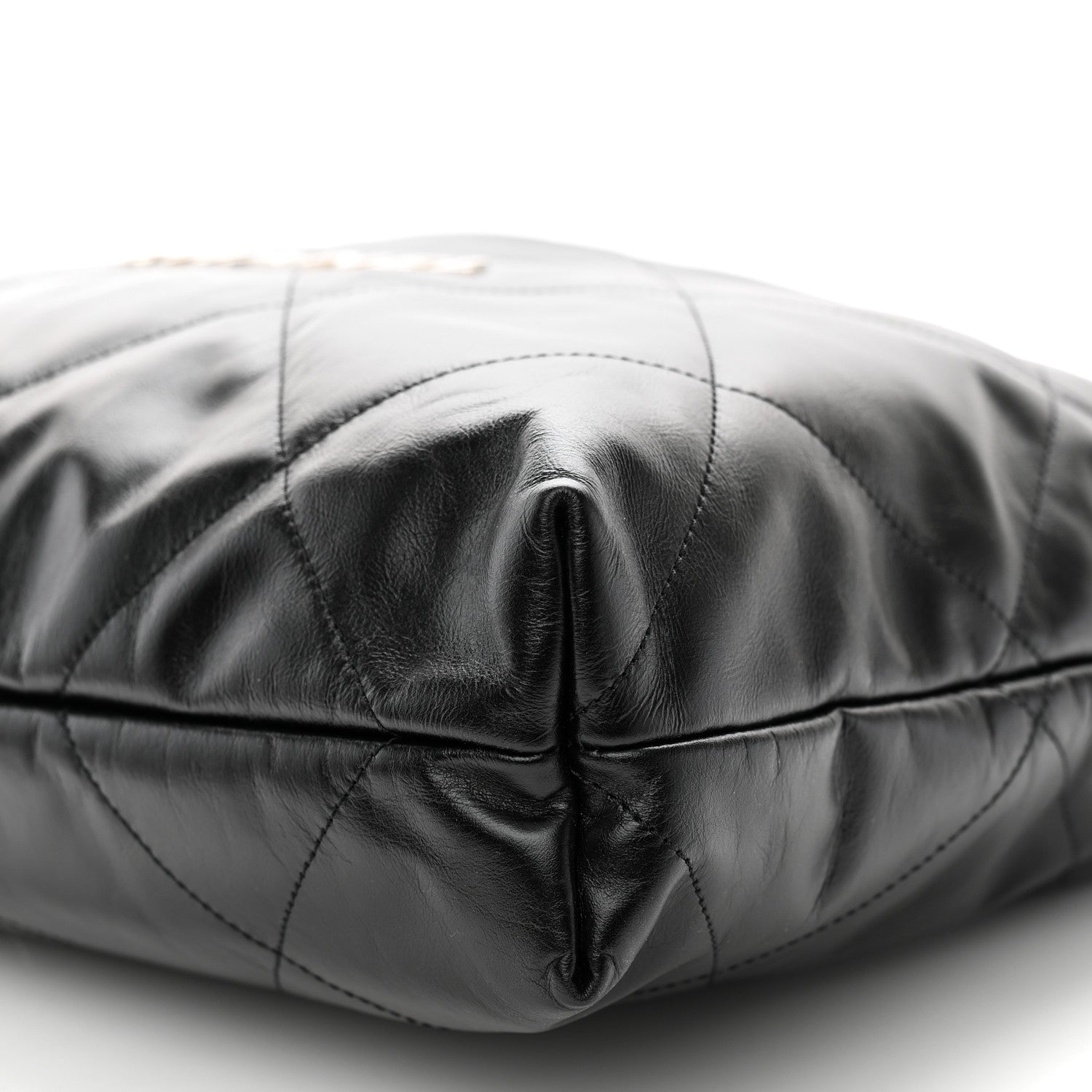 Chanel Shiny Calfskin Quilted Chanel 22 Black 11 of 11