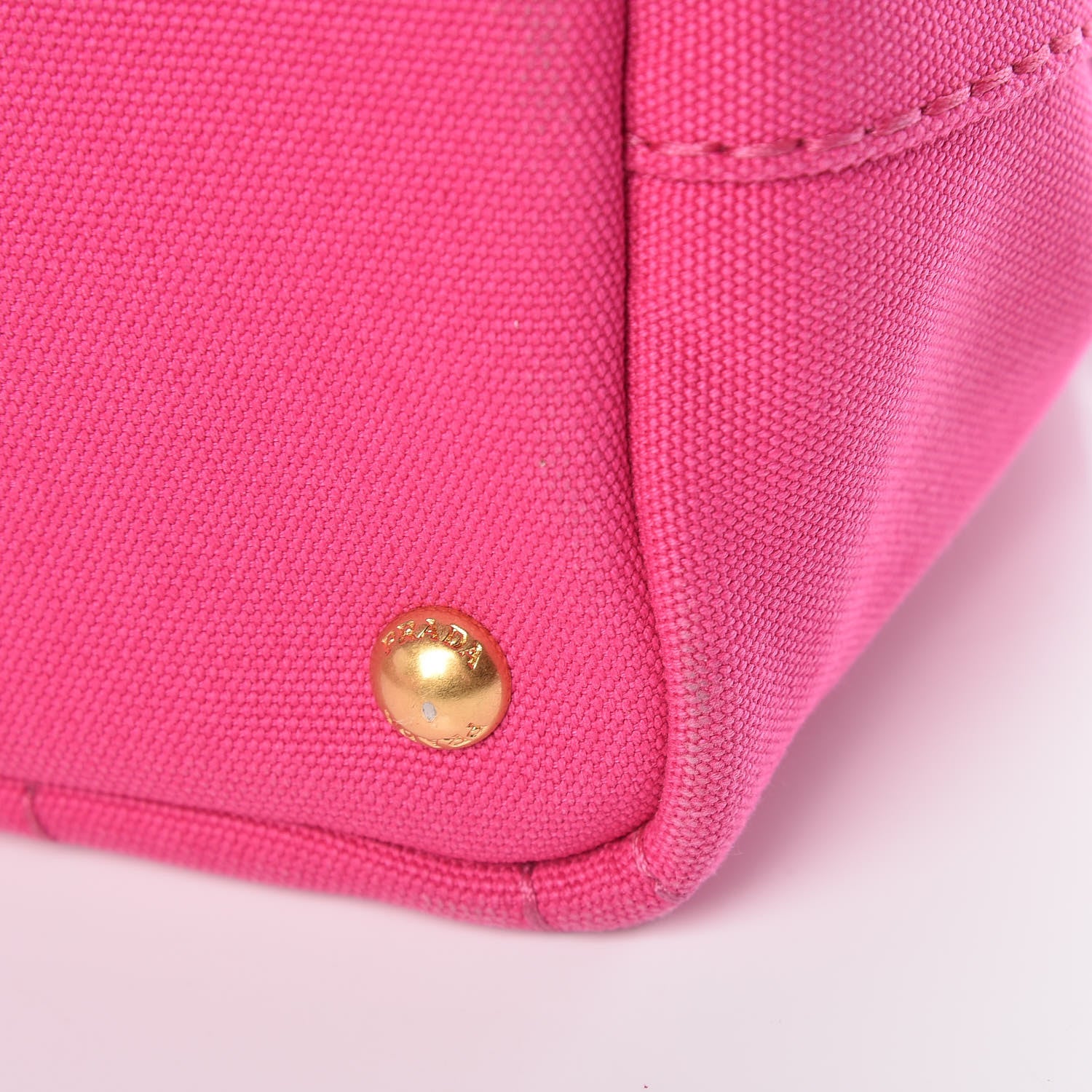 Prada Canapa Small Logo Tote Fuxia 14 of 14