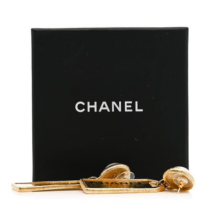 Chanel Pearl CC Tags Drop Earrings Gold 5 of 5