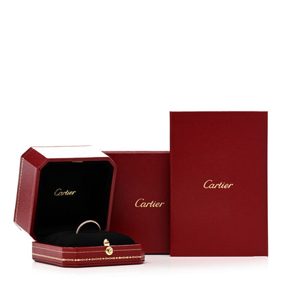 Cartier 18K Yellow Gold Diamond 1.5mm Etincelle de Cartier Wedding Band Ring 60 9 3 of 3