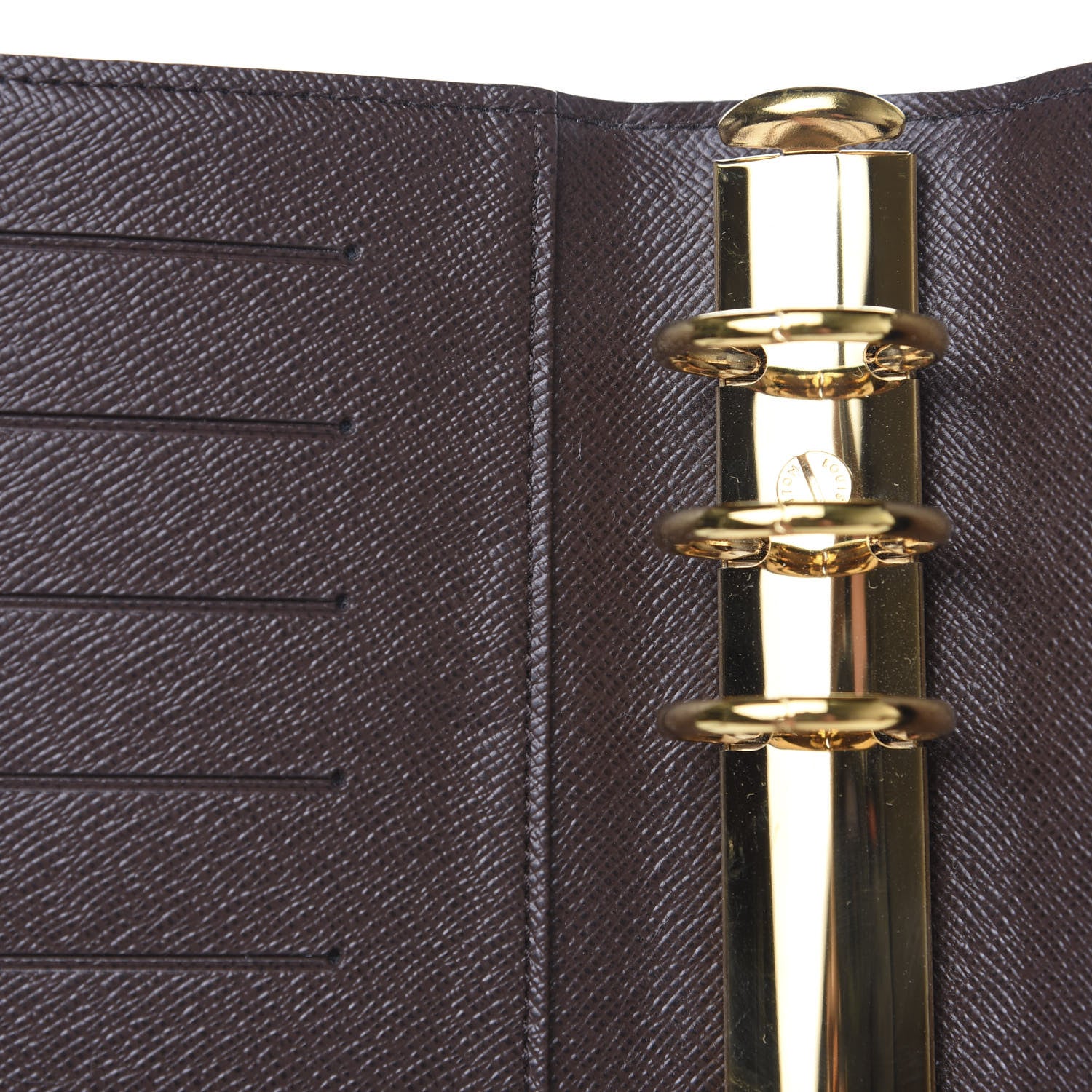 Louis Vuitton Damier Ebene Medium Ring Agenda Cover 8 of 8