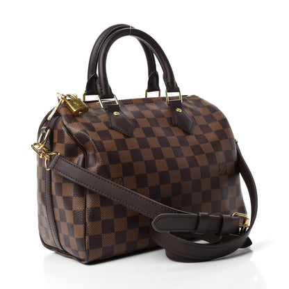 Louis Vuitton Damier Ebene Speedy Bandouliere 25 3 of 11