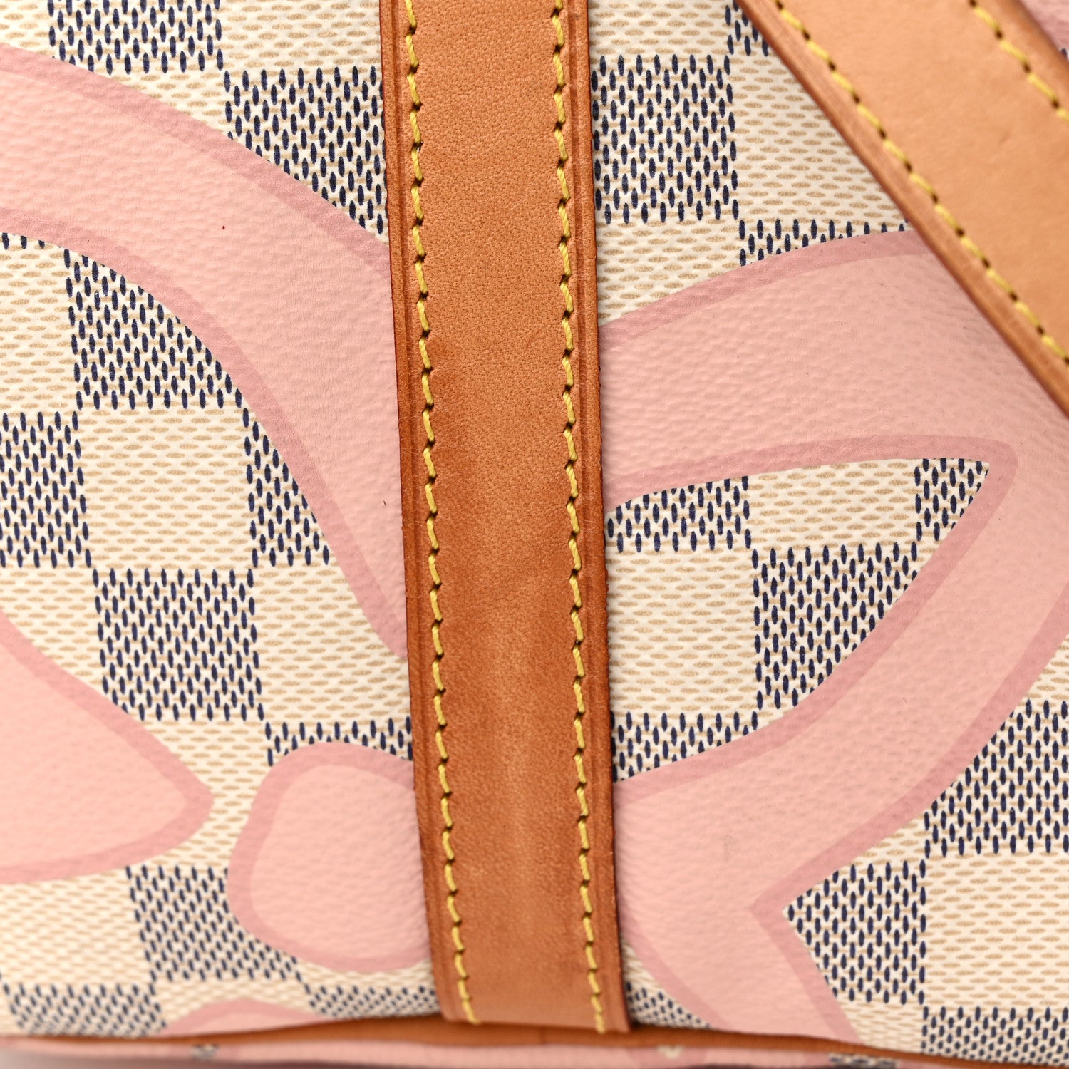 Louis Vuitton Damier Azur Tahitienne Speedy Bandouliere 30 Rose Ballerine 14 of 14