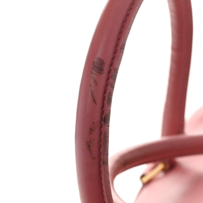 Saint Laurent Calfskin Classic Duffle 6 Pink 14 of 15